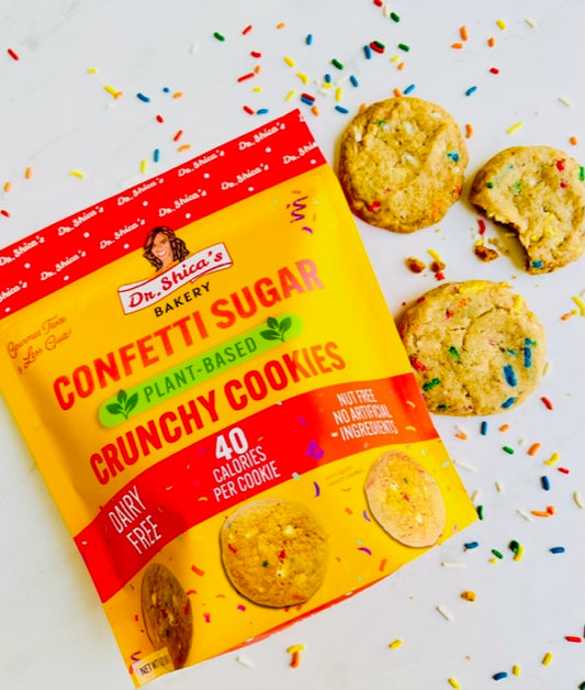 Plant-Based Snack Cookies  (3 PACK-Confetti Sugar)