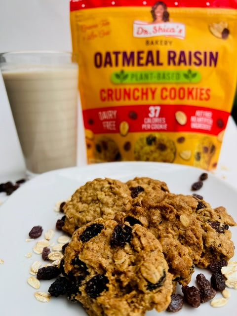 Plant-Based Snack Cookies  (3 PACK-Oatmeal Raisin)