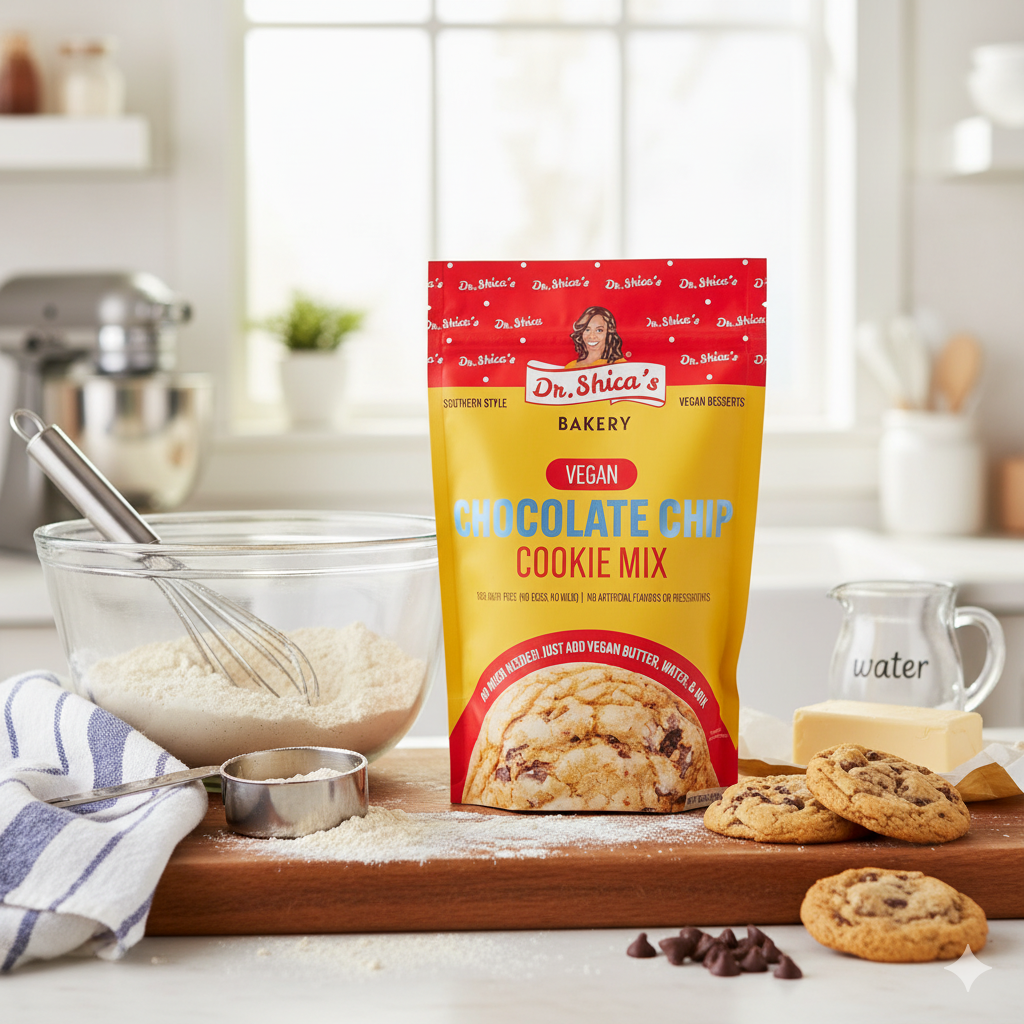 Vegan Cookie Mixes- 2 Pack (Free Shipping)- Chocolate Chip & Sugar