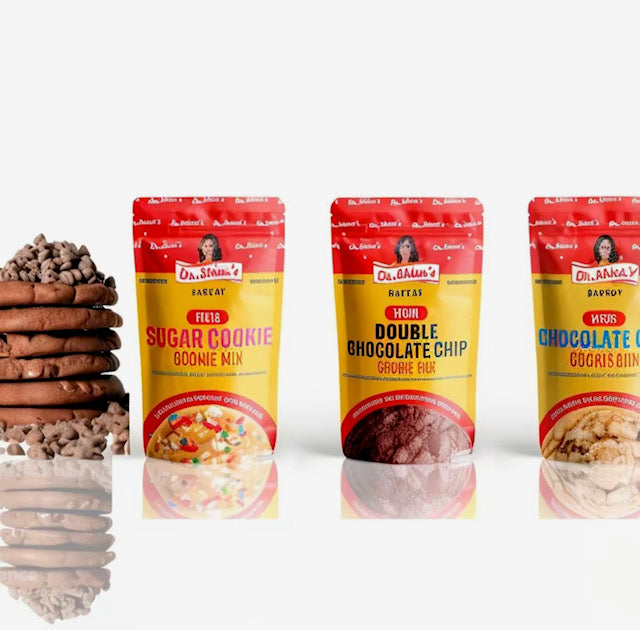 Vegan Cookie Mixes- 2 Pack (Free Shipping)- Chocolate Chip & Sugar