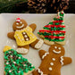 GINGERBREAD COOKIE KIT: Includes 1/2 Dozen Cookies, Frosting Mix, Decorations & Free 2 Day Shipping