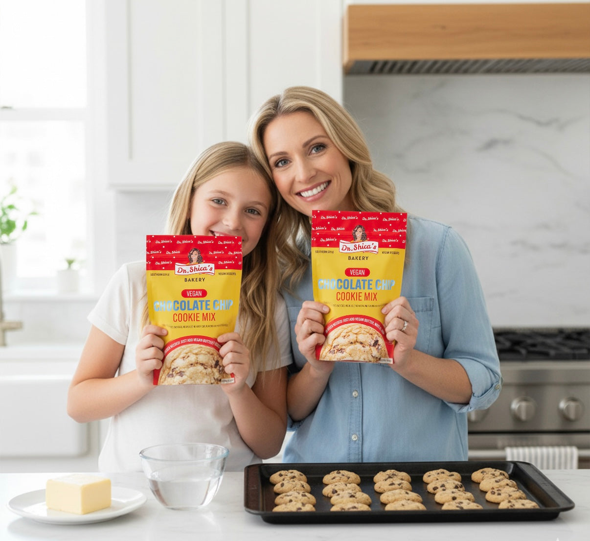 Vegan Cookie Mixes- 2 Pack (Free Shipping)- Chocolate Chip & Sugar Cookie